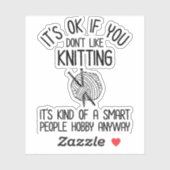 Es ist in Ordnung, wenn du nicht gerne nickst Aufkleber (Blatt)