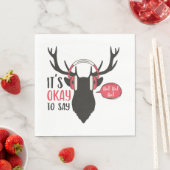 Es ist in Ordnung, zu sagen, wie ich Serviette (Beispiel)