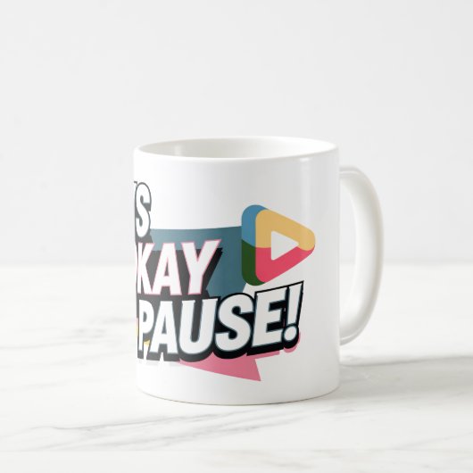 Es ist in Ordnung zu unterbrechen Kaffeetasse (VorderseiteRechts)