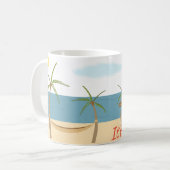 Es ist Inselzeit Kaffeetasse (Vorderseite Links)