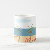 Es ist Inselzeit Kaffeetasse (Mittel)