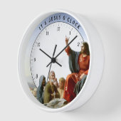 Es ist Jesus O'clock Funny Jesus Christus Uhr (Winkel)