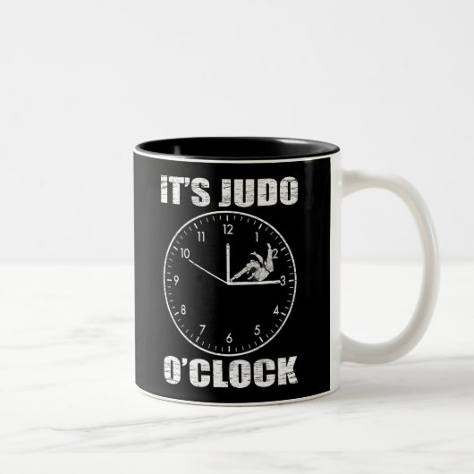 Es ist Judo O'clock Zweifarbige Tasse (Rechts)