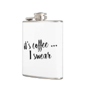 Es ist Kaffee, den ich Flachmann (Links)