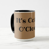 Es ist Kaffee O'Clock! Tasse (Vorderseite Links)