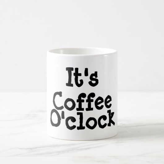 Es ist Kaffee O'clock Tasse (Mittel)