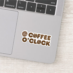 Es ist Kaffeezeit Aufkleber