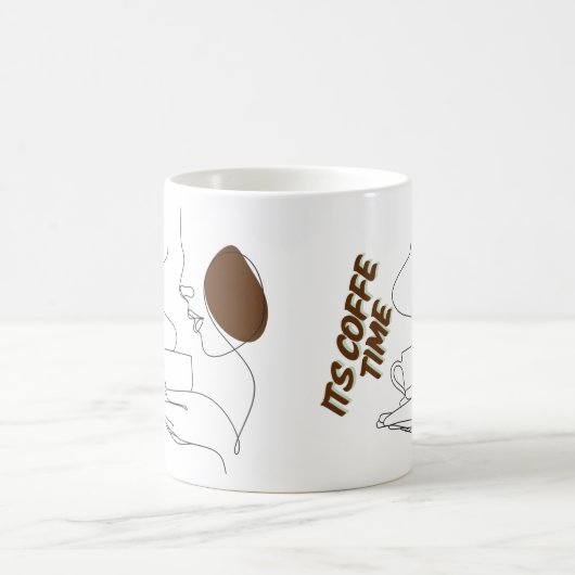 Es ist Kaffeezeit Kaffeetasse (Mittel)