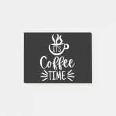 Es ist Kaffeezeit Post-it Klebezettel (Vorderseite)