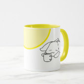 Es ist Kaffeezeit! Tasse (VorderseiteRechts)