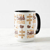 es ist Kaffeezeit Tasse (VorderseiteRechts)