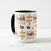 es ist Kaffeezeit Tasse (Vorderseite Links)