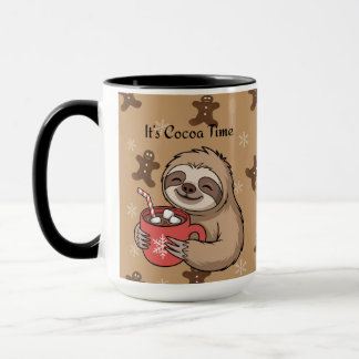 Es ist Kakao-Zeit | Cozy Winter-Zitat Tasse
