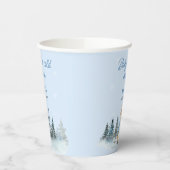 Es ist kalt außerhalb der Winter Rabbit Babydusche Pappbecher (Links)