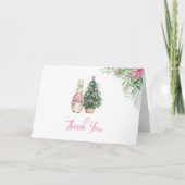 Es ist kalt draußen Baby Dankeskarte (Vorderseite)