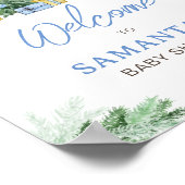 Es ist kalt draußen Babydusche Begrüßungszeichen Poster (Ecke)