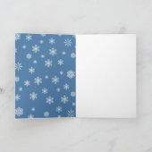 Es ist kalt draußen feiertagskarte (Innenseite)