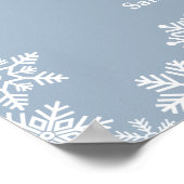 Es ist kalt draußen Junge Winter-Baby-Party Willko Poster (Ecke)