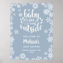 Es ist kalt draußen, Junge Winter-Baby-Shower-Will