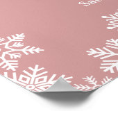 Es ist kalt draußen Mädchen Winter-Baby-Party Will Poster (Ecke)