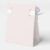 Es ist kalt draußen Pink Bow Baby Shower Geschenkschachtel (Rückseite)
