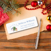 Es ist kalt draußen Weihnachtsbaumdusche