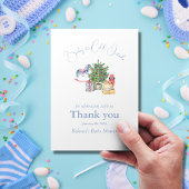 Es ist kalt draußen Weihnachtsbaumdusche Dankeskarte