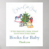 Es ist kalt draußen Weihnachtsbücher für Babydusch Poster (Vorne)