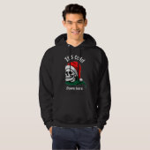 Es ist kalt hier unten Kapuzenpullover Hoodie (Vorne ganz)