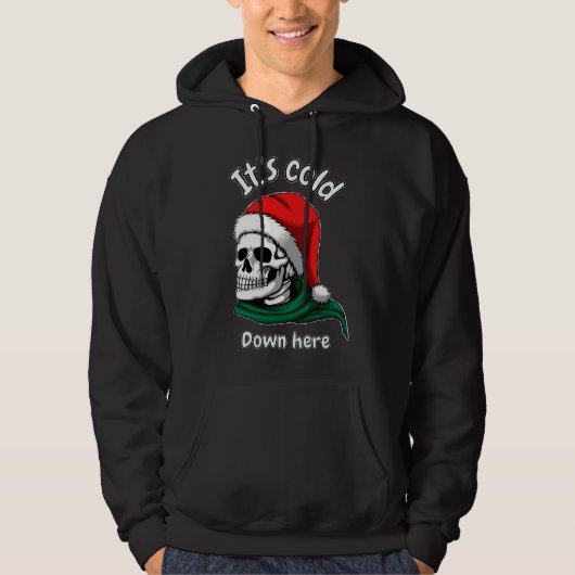 Es ist kalt hier unten Kapuzenpullover Hoodie (Vorderseite)