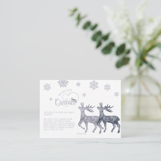 Es ist kalt im Freien Twins Baby Shower Buy Anfrag Begleitkarte (Stehend Vorderseite)