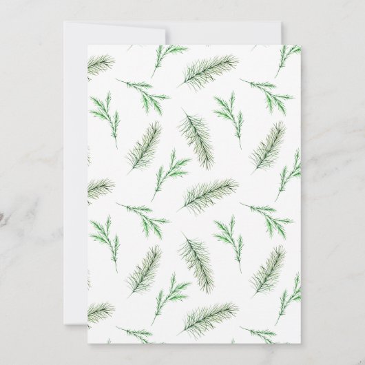 Es ist kalte Außendusche Einladung (Rückseite)