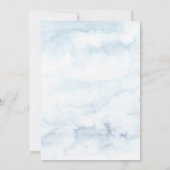 Es ist kalte Outside Winter Forest Baby Dusche Einladung (Rückseite)