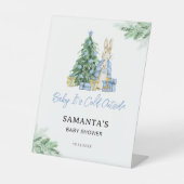 Es ist kaltes Außenduschenschild Sockelschild (Vorderseite)