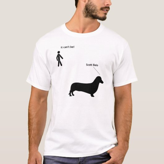 Es ist kann nicht… Scott Baio sein T-Shirt (Vorderseite)