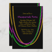 Es ist Karneval-Einladung Einladung (Vorne/Hinten)