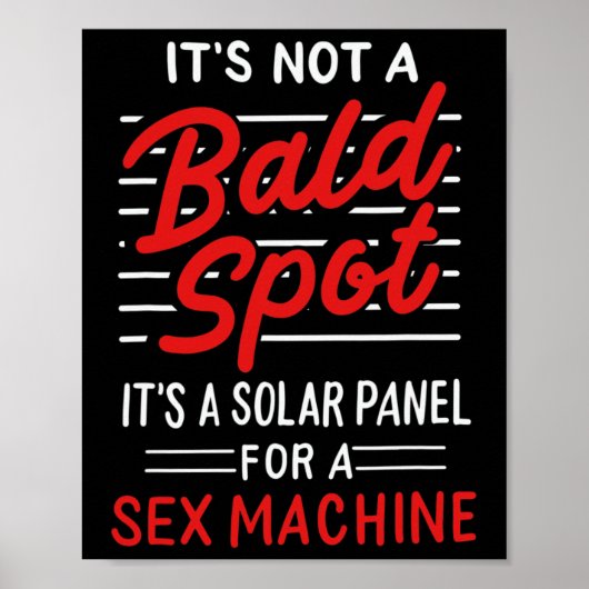 Es ist kein Bald-Spot, es ist ein Solarpanel für e Poster (Vorne)