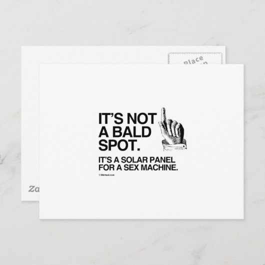 ES IST KEIN BALDSPOT POSTKARTE (Vorne/Hinten)