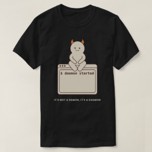 Es ist kein Dämon, es ist ein Daemon Lustiges Linu T-Shirt