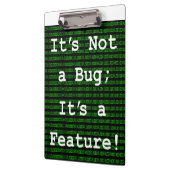 Es ist kein Fehler; es ist ein Feature! Klemmbrett (Links)