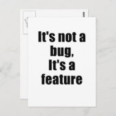 Es ist kein Fehler, sein Feature Postkarte (Vorne/Hinten)