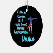 Es ist kein Feuerwaffenarche-Funny Niedlich Keramik Ornament (Rechts)