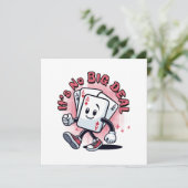 Es ist kein großer Deal Einladung (Stehend Vorderseite)