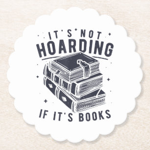 Es ist kein Hamstern wenn es Bücher sind Bücherlie Untersetzer