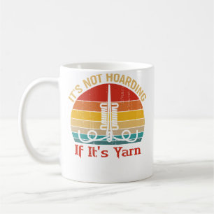 Es Ist Kein Hamstern Wenn Es Um Garn Geht Lustiger Kaffeetasse