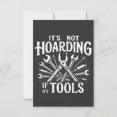 Es ist kein Hoarding, wenn es ein mechanischer Han Dankeskarte (Vorderseite)