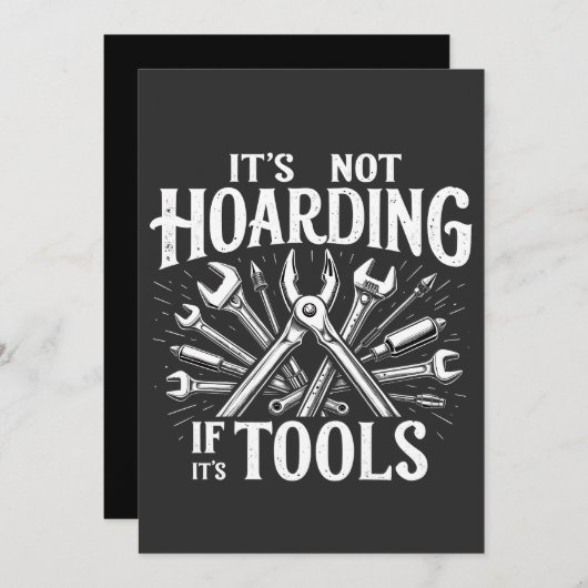 Es ist kein Hoarding, wenn es ein mechanischer Han Einladung (Vorne/Hinten)