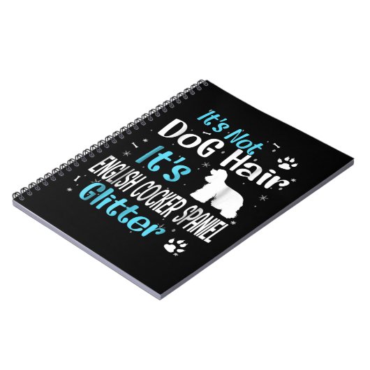 Es ist kein Hundehaar. Es ist Englisch Cocker Span Notizblock (Linke Seite)