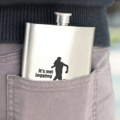 Es ist kein Joggen, es läuft Flachmann (Beispiel)