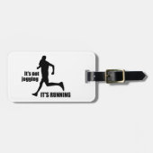 Es ist kein Joggen, es läuft Gepäckanhänger (Vorderseite horizontal)